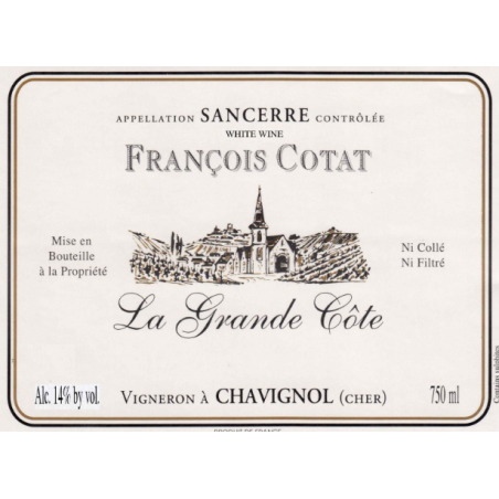 Sancerre La Grande Cote   - François Cotat