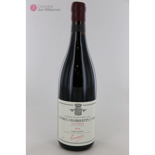 Gevrey-Chambertin 1er Cru Clos Prieur 2018 - Trapet Gevrey-Chambertin 1er Cru Clos Prieur 2018 - Trapet