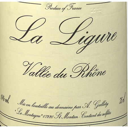 La Ligure Côte du Vivarais - Domaine Gallety