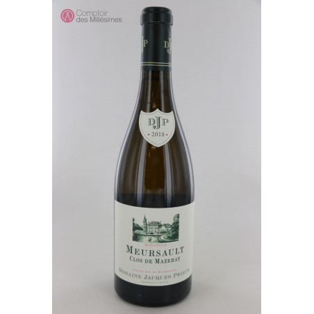 Meursault Clos de Mazeray Blanc 2018 Monopole - Jacques Prieur