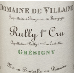 Rully 1er Cru Grésigny 2018...