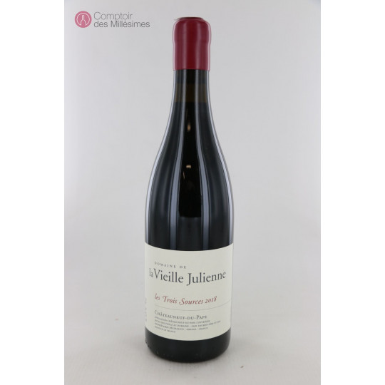 Chateauneuf du Pape 2018 Les Trois Sources - Domaine de la Vieille Julienne Chateauneuf du Pape 2018 Les Trois Sources - Domaine de la Vieille Julienne