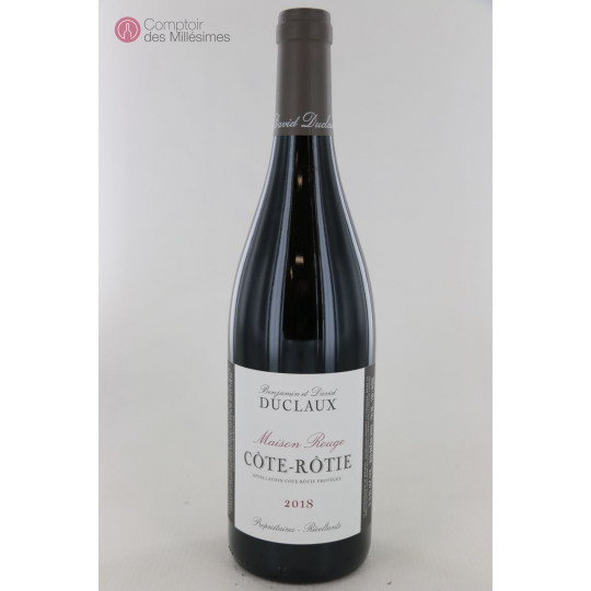 Côte-Rotie Maison Rouge 2018 - Duclaux Côte-Rotie Maison Rouge 2018 - Duclaux