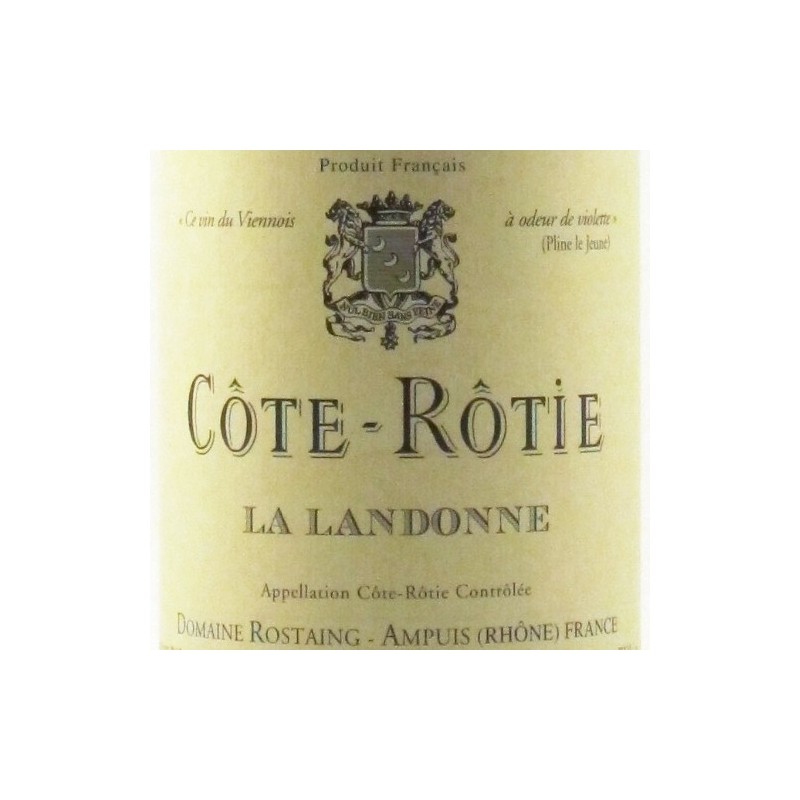 CôteRôtie La Landonne 2018 Domaine Rostaing au Meilleur Prix