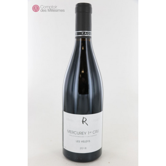 Mercurey 1er Cru Les Veleys rouge 2018 - François Raquillet Mercurey 1er Cru Les Veleys rouge 2018 - François Raquillet