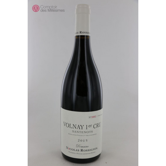 Volnay 1er Cru Santenots 2015 - Nicolas Rossignol Volnay 1er Cru Santenots 2015 - Nicolas Rossignol