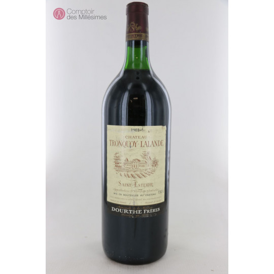 Château Tronquoy-Lalande 1981 en Magnum Château Tronquoy-Lalande 1981 en Magnum
