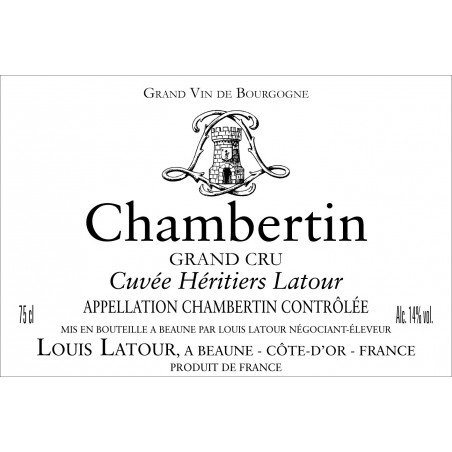Chambertin Grand Cru Cuvée...