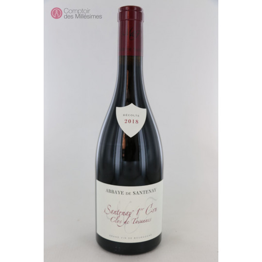 Santenay 1er cru 2018 Clos de Tavannes - Abbaye de Santenay Santenay 1er cru 2018 Clos de Tavannes - Abbaye de Santenay