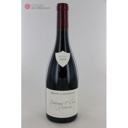 Santenay 1er cru 2018 Gravières - Abbaye de Santenay