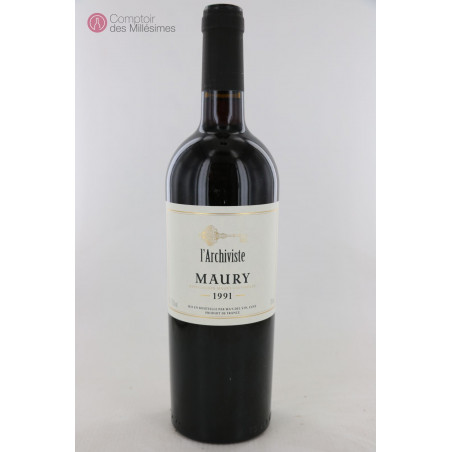 Maury 1991 L'Archiviste