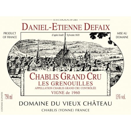 Chablis Grand Cru les...