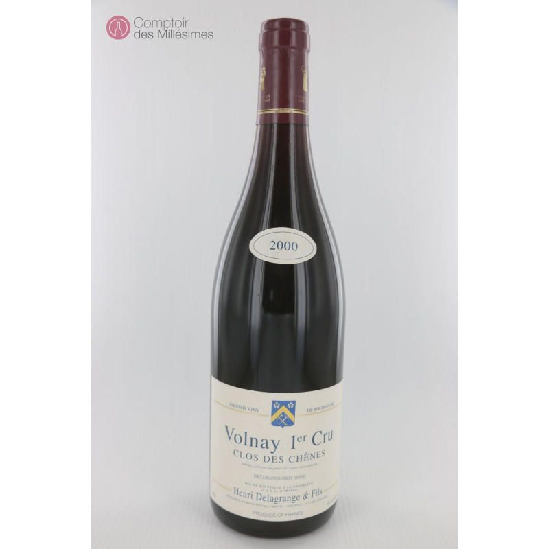 Volnay 1er Cru Clos des Chênes 2000 - Henri Delagrange - Awards