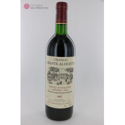 Château Chante Alouette 1987