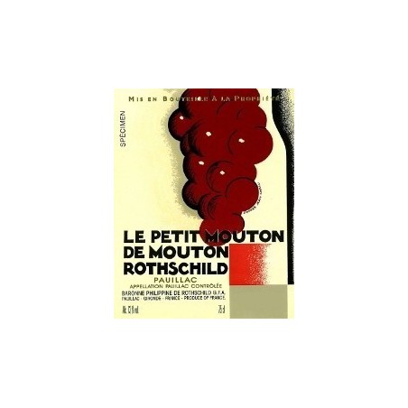 Petit Mouton étiquette mouton rothschild