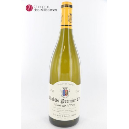 Chablis 1er Cru Mont de Milieu 2020 - Jean-Paul et Benoit Droin