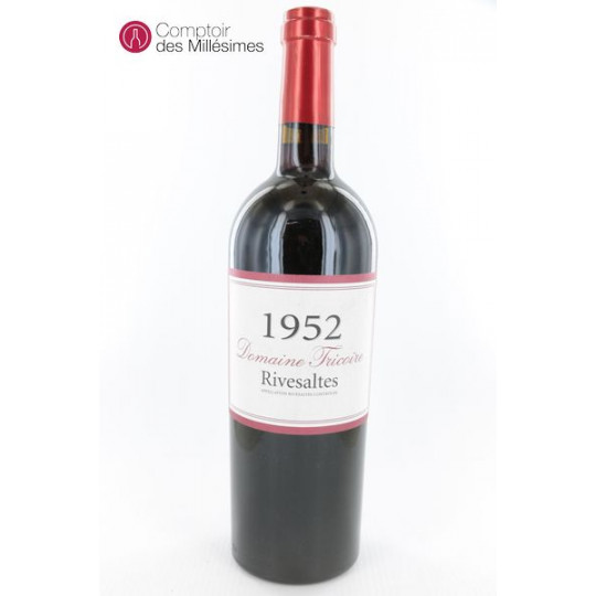 Rivesaltes 1952 - Domaine Tricoire Rivesaltes 1952 - Domaine Tricoire