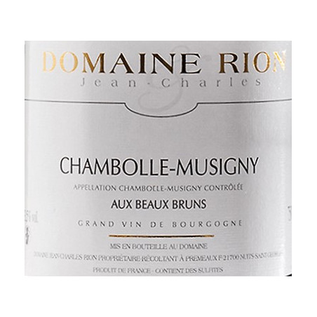 Chambolle-Musigny Aux Beaux Bruns Jean Charles Rion