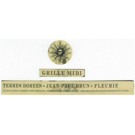 Fleurie Grille Midi - Jean Paul Brun - Terres Dorées