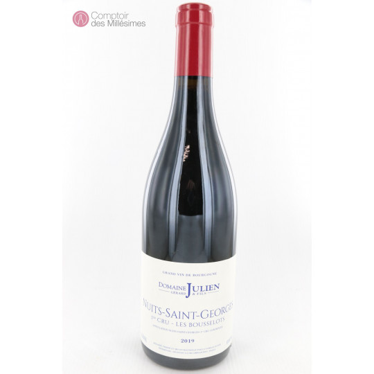 Nuits St Georges 1er Cru Les Bousselots 2019 - Domaine Julien Gérard & Fils Nuits St Georges 1er Cru Les Bousselots 2019 - Domaine Julien Gérard & Fils