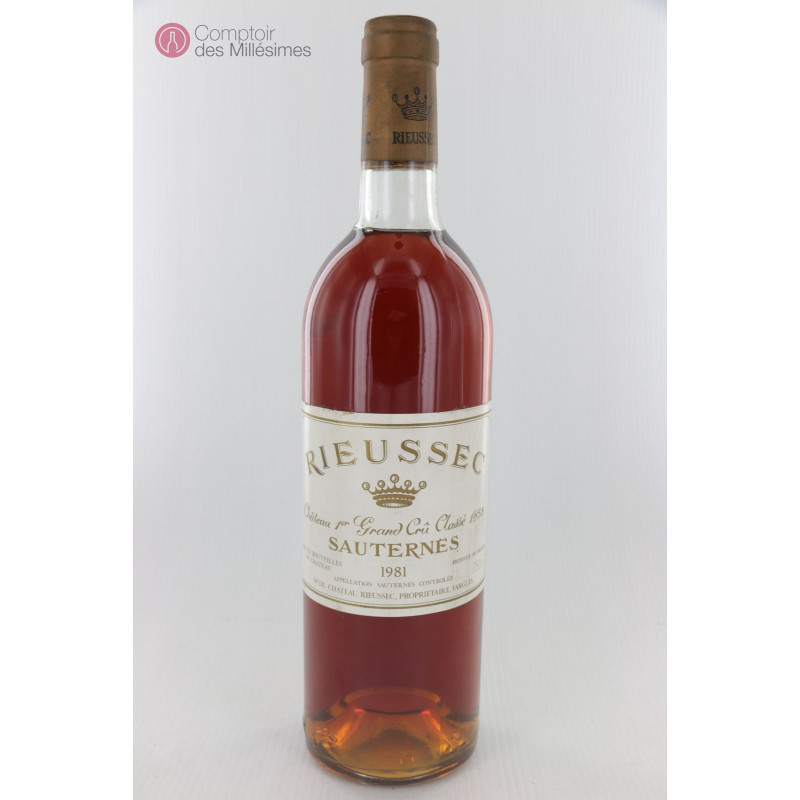 Château Rieussec 1981 Sauternes - Premier Grand Cru Ranked Price