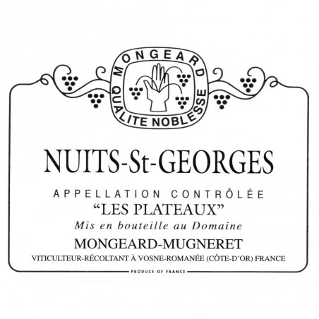 Nuits St Georges Les Plateaux - Mongeard Mugneret