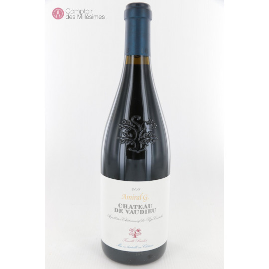 Châteauneuf du Pape Amiral G 2018 - Château de Vaudieu Châteauneuf du Pape Amiral G 2018 - Château de Vaudieu