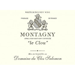 Montagny cuvée Le Clou 2019...