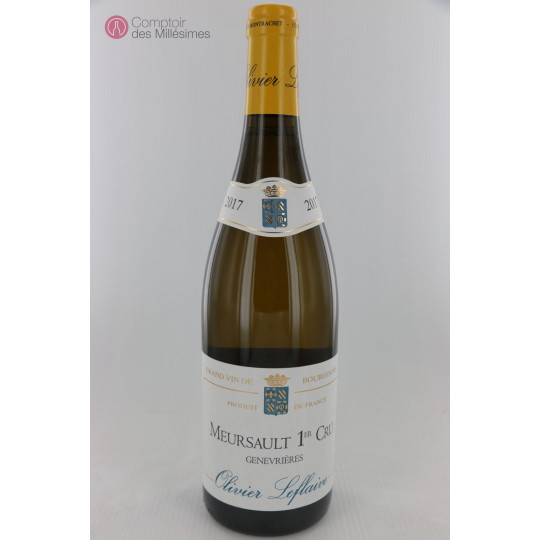 Meursault 1er Cru Genevrières 2017 - Olivier Leflaive Meursault 1er Cru Genevrières 2017 - Olivier Leflaive