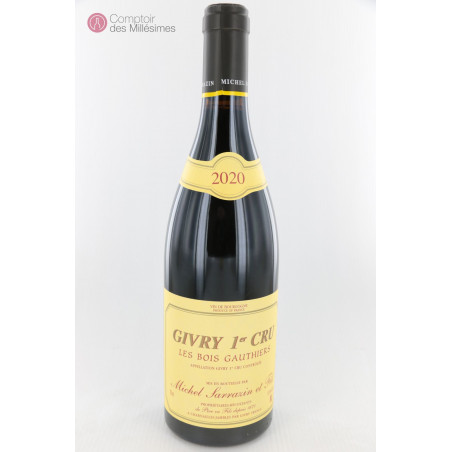 Givry 1er cru Les Bois Gauthiers 2020 - Michel Sarrazin et Fils