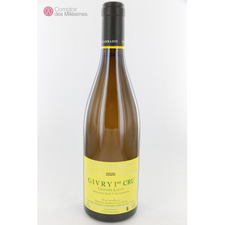 Givry Blanc 1er cru Champ Lalot 2020 - Michel Sarrazin et Fils
