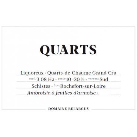 Quarts - Quarts de Chaume Grand Cru - Domaine Belargus