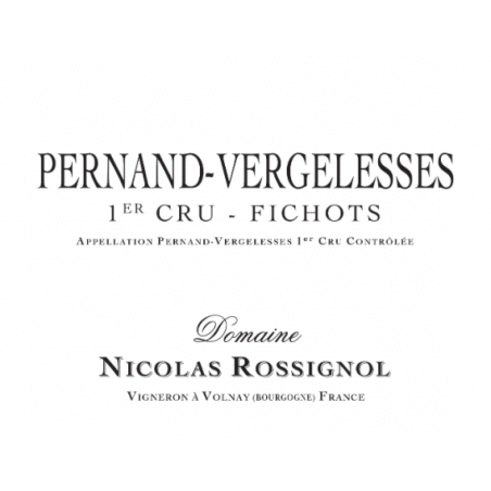 Pernand-Vergelesses 1er Cru Les Fichots  Nicolas Rossignol