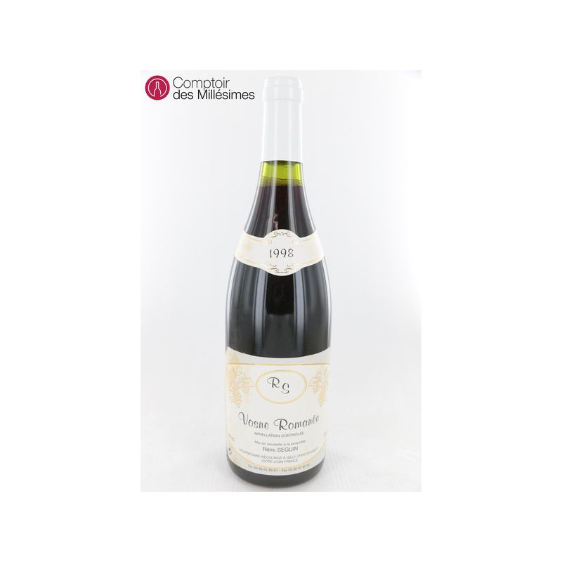 Vosne Romanée 1998 - Rémi Seguin at the best price