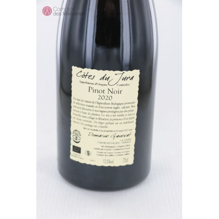 Côtes du Jura 2020 Cuvée Julien - Domaine Ganevat contre etiquette