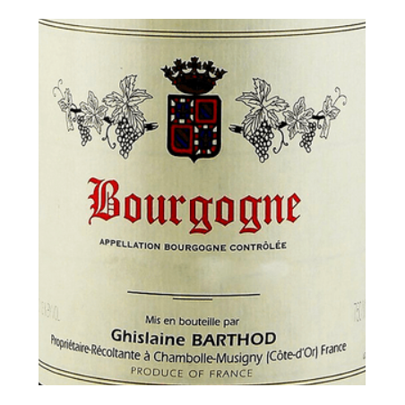 Bourgogne  Ghislaine Barthod