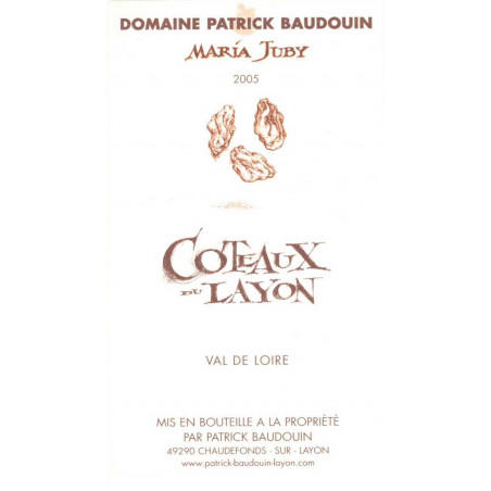 Coteaux du Layon Maria Juby...