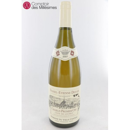 Chablis 1er cru Côte de Léchet 2007 - D.E Defaix