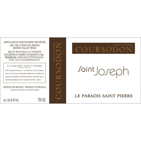 Saint Joseph Rouge 2020 Le...