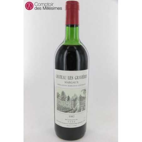 Château Les Gravières à Margaux 1982 Château Les Gravières à Margaux 1982
