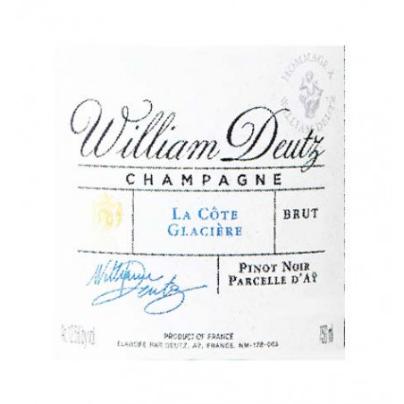 Champagne DEUTZ Hommage à William Deutz Meurtet 2015 Brut – Cave des Sacres