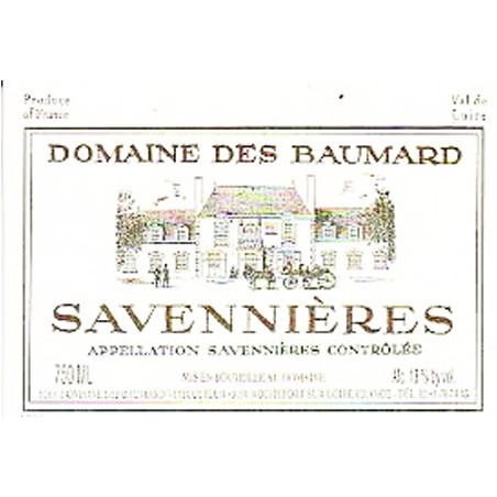 Savennières Domaine des Baumard