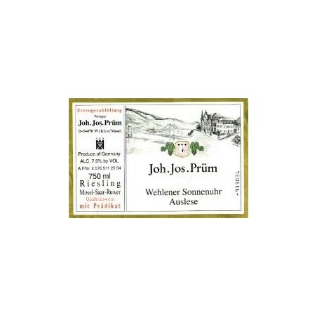 Joh Jos Prum - Wehlener Sonnenuhr Auslese