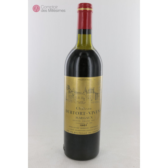 Château Durfort Vivens 1981 Château Durfort Vivens 1981