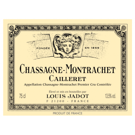 Chassagne Montrachet 1er cru Cailleret  Clos de la Chapelle - Louis jadot