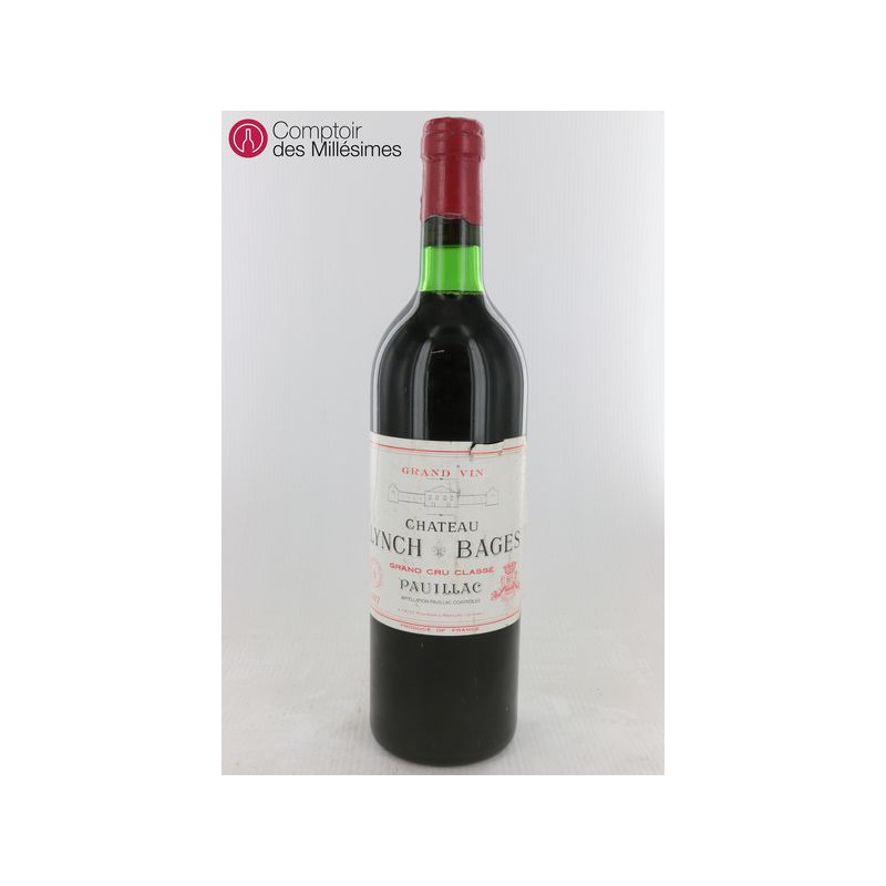 LYNCH BAGES  1,977年　750ml Château Lynch Bages 1977, Pauillac