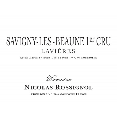 Savigny-Les-Beaune 1er Cru Lavière Nicolas Rossignol
