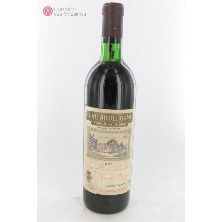 Chateau Bel Orme Tronquoy de Lalande 1972