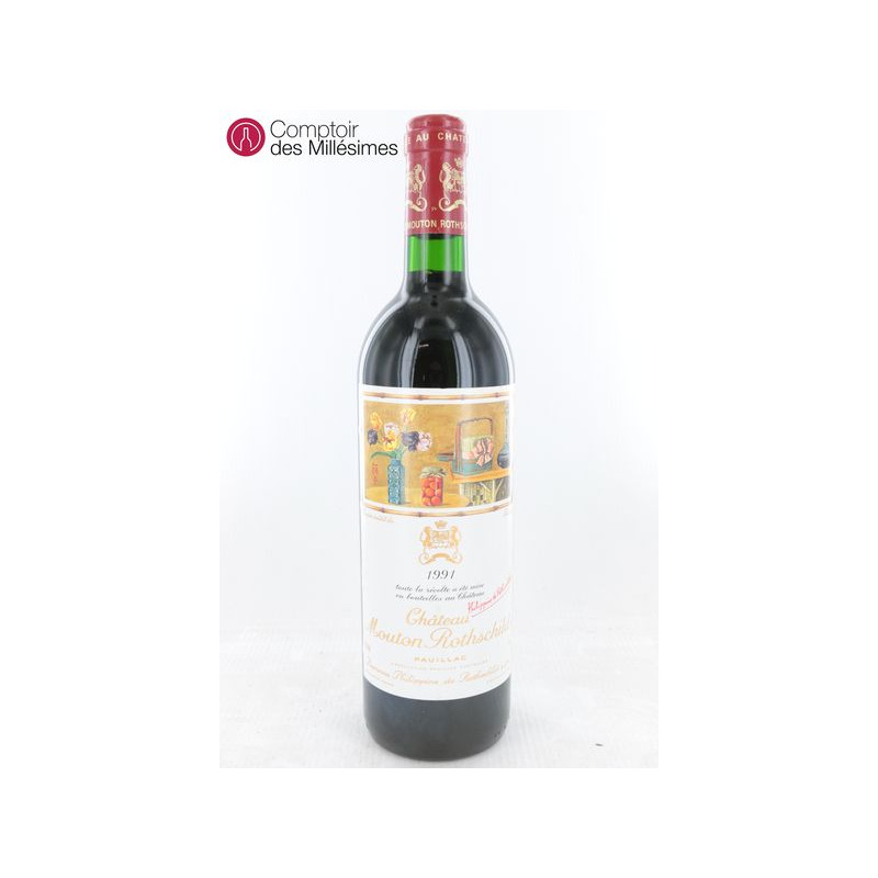 Château Mouton Rothschild 1991 Pauillac au meilleur prix