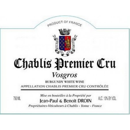 Chablis Premier Cru Vosgros...